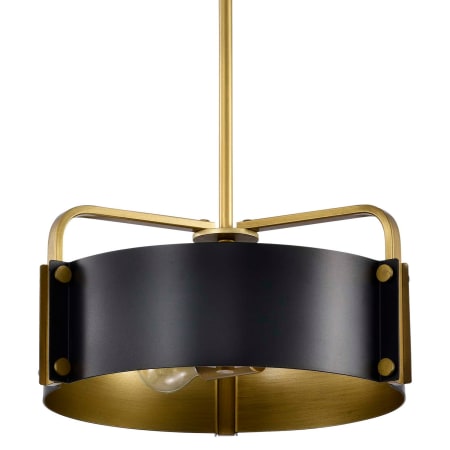 Nuvo Lighting Altos 3 Light 14" Wide Pendant with Shade Matte Black