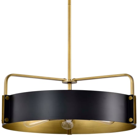 Nuvo Lighting Altos 5 Light 22" Wide Pendant with Shade Matte Black