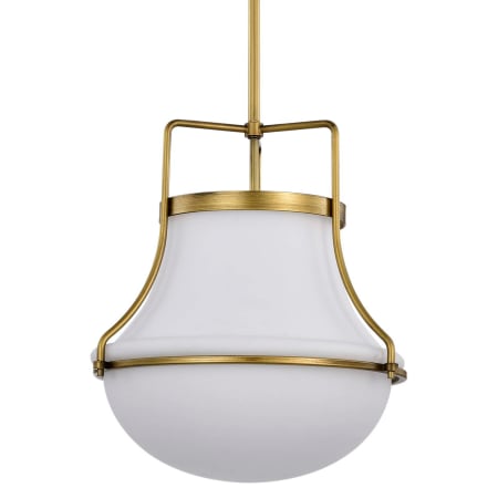 Nuvo Lighting Valdora 14" Wide Pendant with Shade Natural Brass
