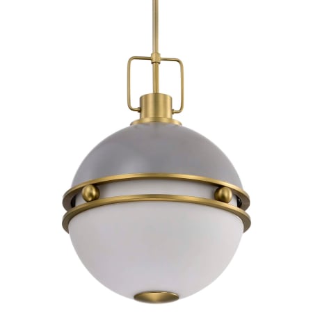 Nuvo Lighting Everton 2 Light 14" Wide Pendant with Shade Matte Gray