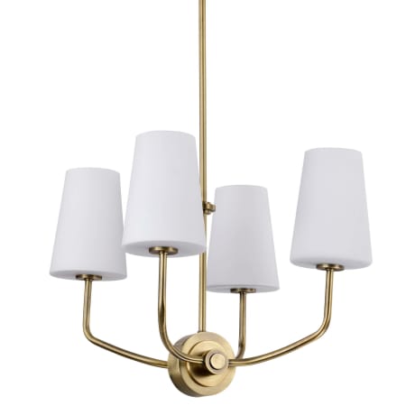 Nuvo Lighting Cordello 4 Light 16" Wide Chandelier Vintage Brass