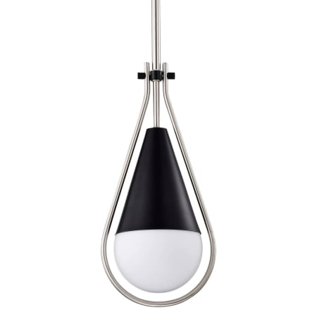 Nuvo Lighting Admiral 7" Wide Mini Pendant with Teardrop Shade Matte Black