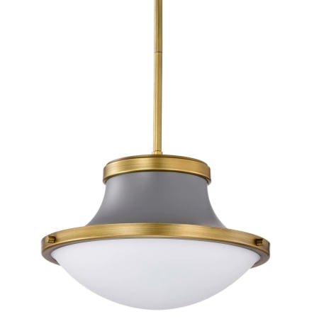 Nuvo Lighting Lafayette 14" Wide Pendant Matte Gray