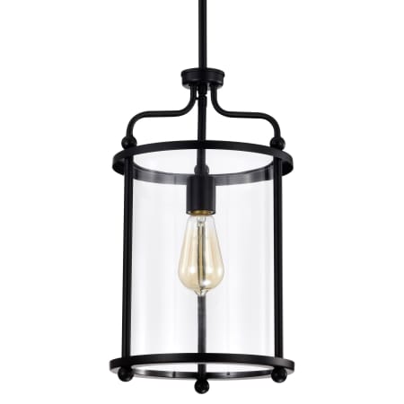 Nuvo Lighting Yorktown 10" Wide Mini Pendant Matte Black