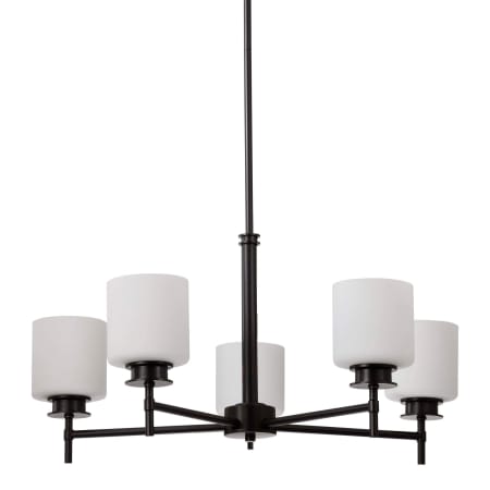 Nuvo Lighting Warren 5 Light 28" Wide Chandelier Gun Metal