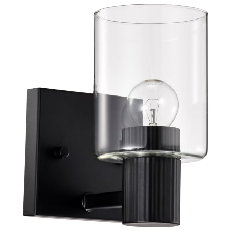 Nuvo Lighting Clarksville 8" Tall Bathroom Sconce Matte Black