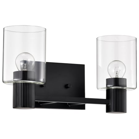 Nuvo Lighting Clarksville 2 Light 14" Wide Vanity Light Matte Black