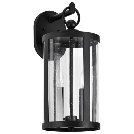 Nuvo Lighting Broadstone 2 Light 16" Tall Outdoor Wall Sconce Matte Black