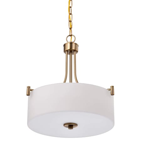 Nuvo Lighting Liam 3 Light 16" Wide Pendant Burnished Brass