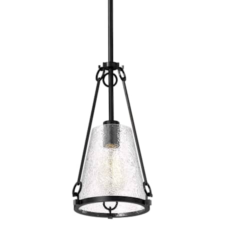 Nuvo Lighting Valentine 8" Wide Mini Pendant Black