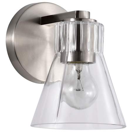 Nuvo Lighting Gianna 8" Tall Bathroom Sconce Brushed Nickel