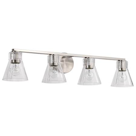 Nuvo Lighting Gianna 4 Light 34" Wide Vanity Light Brushed Nickel
