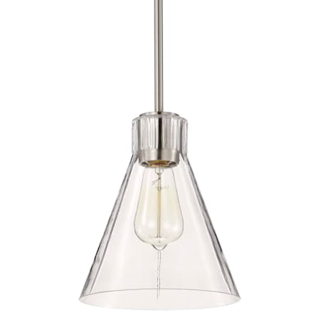 Nuvo Lighting Gianna 8" Wide Mini Pendant Brushed Nickel