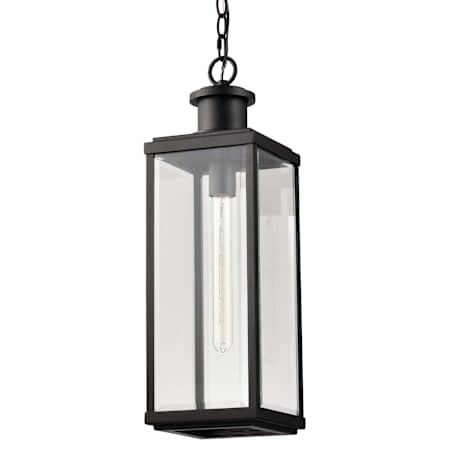 Nuvo Lighting Luca 7" Wide Outdoor Pendant Sand Black