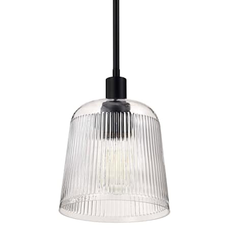 Nuvo Lighting Grayson 8" Wide Mini Pendant Matte Black