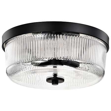 Nuvo Lighting Grayson 2 Light 14" Wide Flush Mount Bowl Ceiling Fixture Matte Black