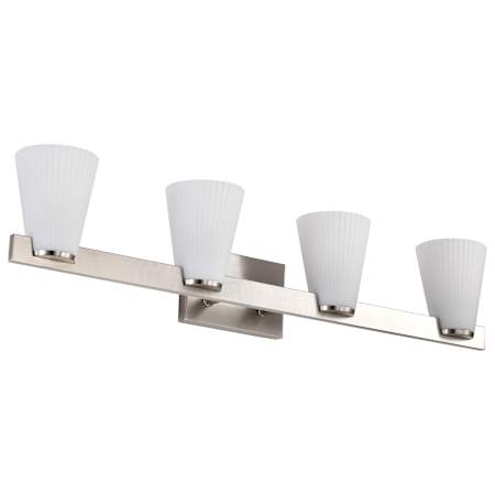 Nuvo Lighting Royale 4 Light 34" Wide Vanity Light Brushed Nickel