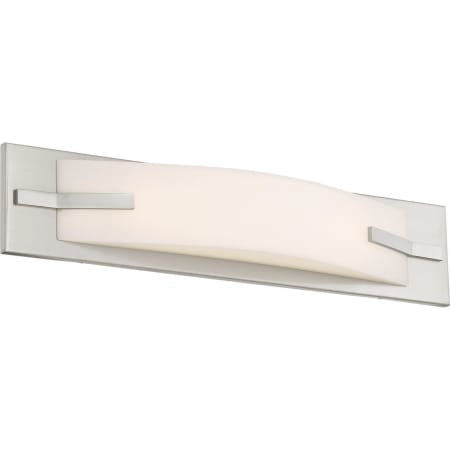 Nuvo Lighting Single Light 20" Wide Integrated LED Bath Bar with Frosted Shade Brushed Nickel