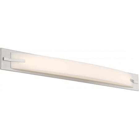 Nuvo Lighting Single Light 43" Wide Integrated LED Bath Bar with Frosted Shade Brushed Nickel