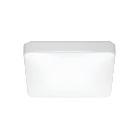 Nuvo Lighting Puff 14" Wide Integrated LED Flush Mount Square Ceiling Fixture with Occupancy Sensor - 277V White