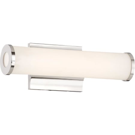 Nuvo Lighting Saber Single Light 14-1/2" Wide Integrated LED Bath Bar with 3000K Warm White LED Lamping Polished Nickel