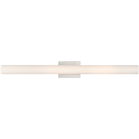 Nuvo Lighting Bend Single Light 36" Wide Integrated LED Bath Bar Brushed Nickel