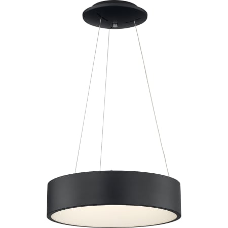 Nuvo Lighting Orbit Single Light 24" Wide LED Drum Chandelier Black