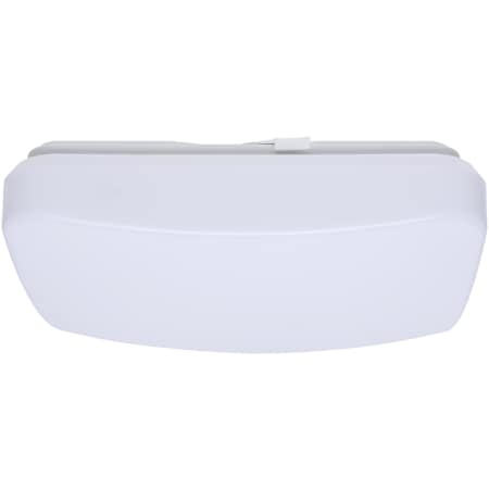 Nuvo Lighting Cloud 12" Wide Integrated LED Flush Mount Square Ceiling Fixture with Motion Sensor White
