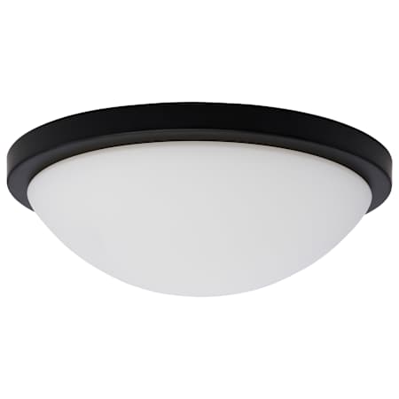 Nuvo Lighting Button 11" Wide LED Flush Mount Bowl Ceiling Fixture Matte Black