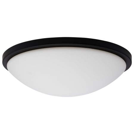 Nuvo Lighting Button 17" Wide LED Flush Mount Bowl Ceiling Fixture Matte Black
