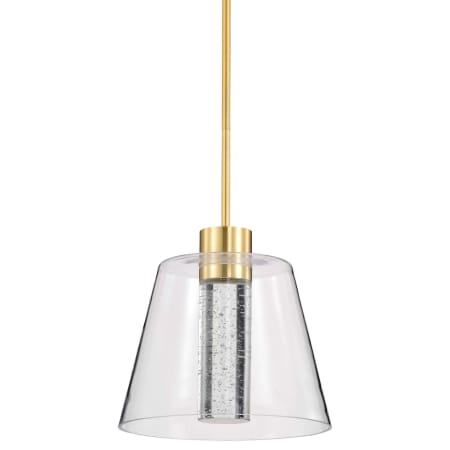 Nuvo Lighting Aura 12" Wide Pendant Brushed Brass