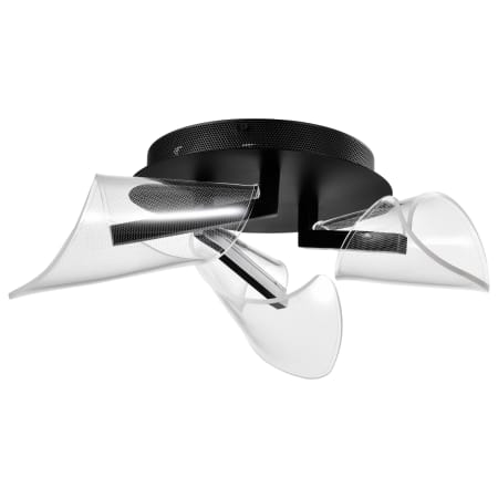 Nuvo Lighting Sedona 22" Wide Flush Mount Ceiling Fixture Matte Black