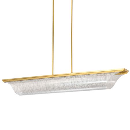 Nuvo Lighting Idris 41" Wide Linear LED Pendant Vintage Brass