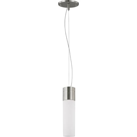 Nuvo Lighting Link Single Light LED Mini Pendant Brushed Nickel