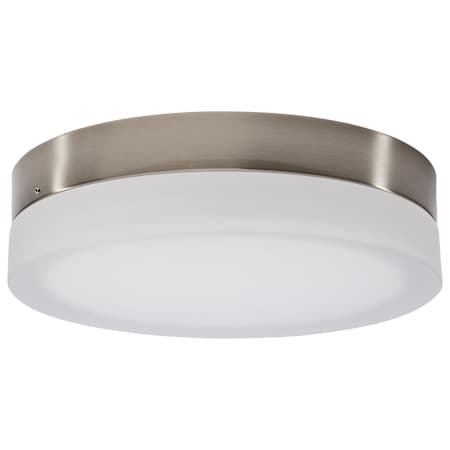 Nuvo Lighting Pi 11" Wide 1 Light LED Flush Mount Drum Ceiling Fixture Brushed Nickel