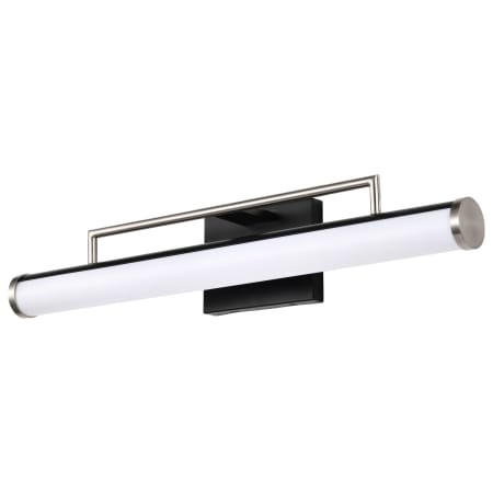 Nuvo Lighting Solano 24" Wide Bath Bar Black / Brushed Nickel