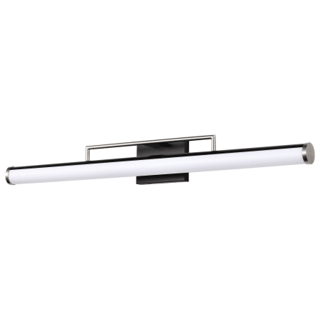 Nuvo Lighting Solano 36" Wide Bath Bar Black / Brushed Nickel