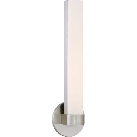 Nuvo Lighting Bond Single Light 6" Wide Integrated LED Bathroom Sconce - ADA Compliant Brushed Nickel