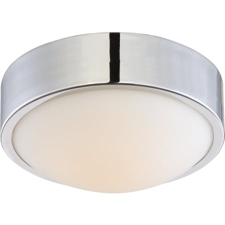 Nuvo Lighting Perk Single Light 9" Wide Integrated LED Flush Mount Bowl Ceiling Fixture Polished Nickel