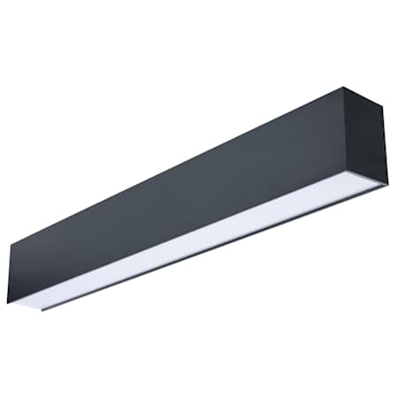 Nuvo Lighting Momentum Single Light 24" Long Integrated LED Commercial Strip Light Black