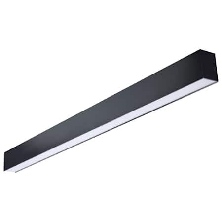 Nuvo Lighting Momentum Single Light 47" Long Integrated LED Commercial Strip Light Black