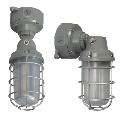 Nuvo Lighting 10" Tall LED Commercial Utility Light with an Acrylic Shade - 4000K Gray