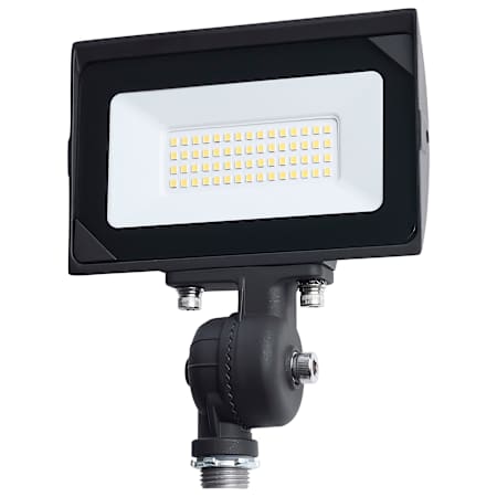 Nuvo Lighting Single Light 6" Wide Adjustable 30 Watt LED Outdoor Flood Light - 4000K CCT Bronze