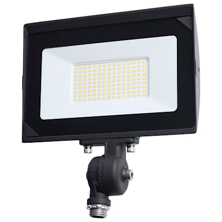Nuvo Lighting Single Light 8-5/16" Wide Adjustable 80 Watt LED Outdoor Flood Light - 5000K CCT Bronze