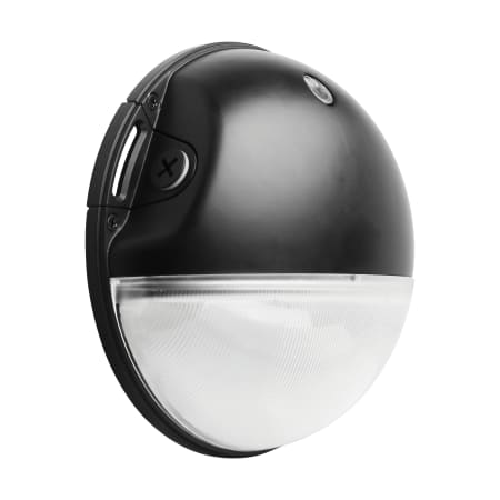 Nuvo Lighting 8-11/16" 20 Watt Integrated LED Round Wall Pack - CCT Selectable - Bypassable Photocell - 120-277 Volt Black