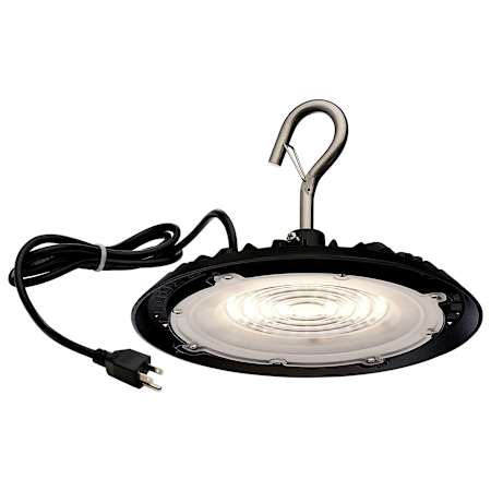 Nuvo Lighting Hi-Pro 8" Wide 60 Watt Plug-In Shop Light - 5000K Black