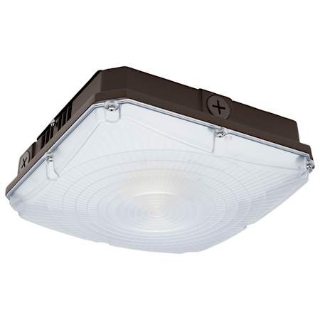 Nuvo Lighting 9" Wide Flush Mount Square Outdoor Ceiling Fixture Bronze