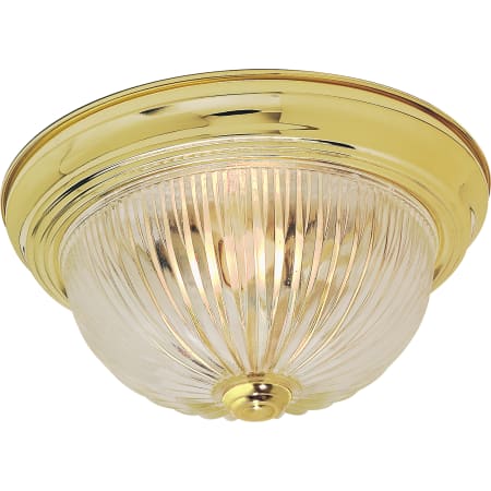 Nuvo Lighting 2 Light 13-1/4" Wide Flush Mount Bowl Ceiling Fixture Polished Brass