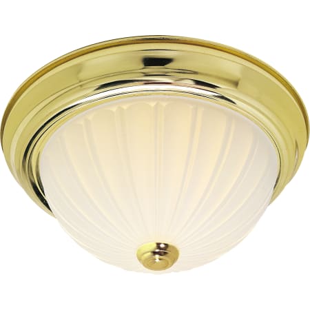 Nuvo Lighting 3 Light 15-1/4" Wide Flush Mount Bowl Ceiling Fixture Polished Brass