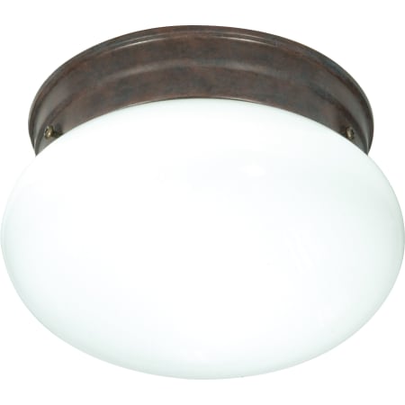 Nuvo Lighting Single Light 7-1/2" Wide Flush Mount Ceiling Fixture Old Bronze